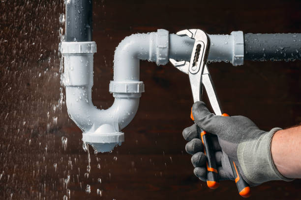 Professional Drain Cleaning technician working in Lerna, IL